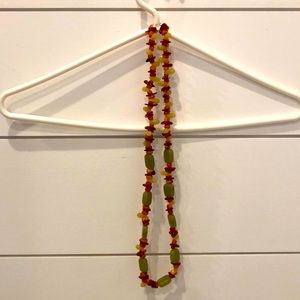 Chunky Earth Colored Statement Necklace